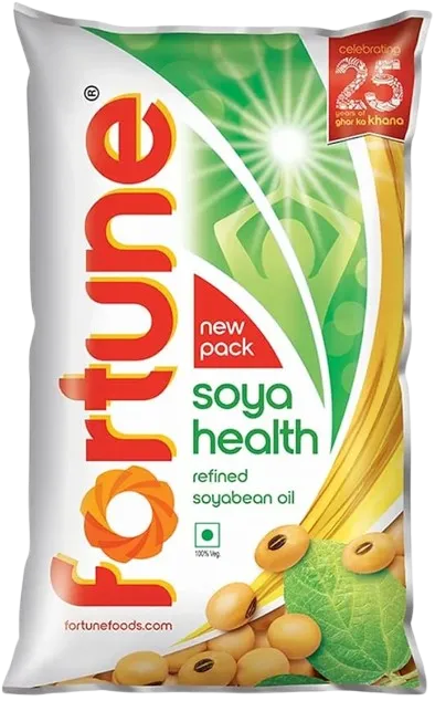 Fortune Soya Health Refined Soyabean Oil Pouch