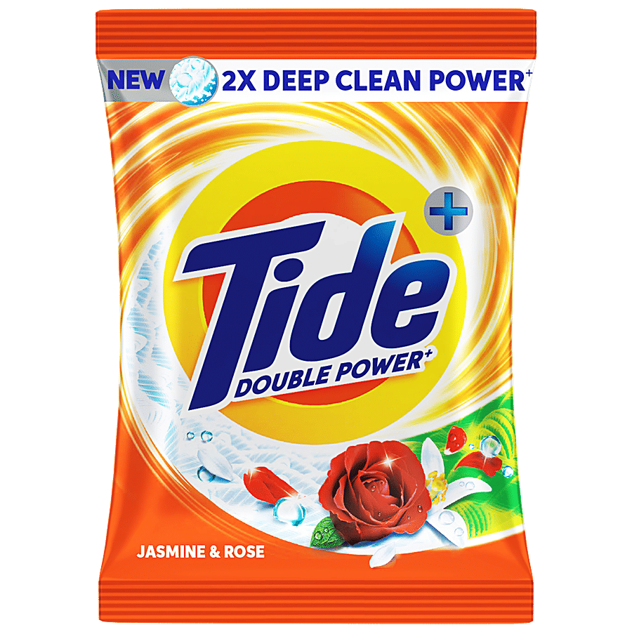 Tide Double Power+ Detergent Powder Jasmine & Rose