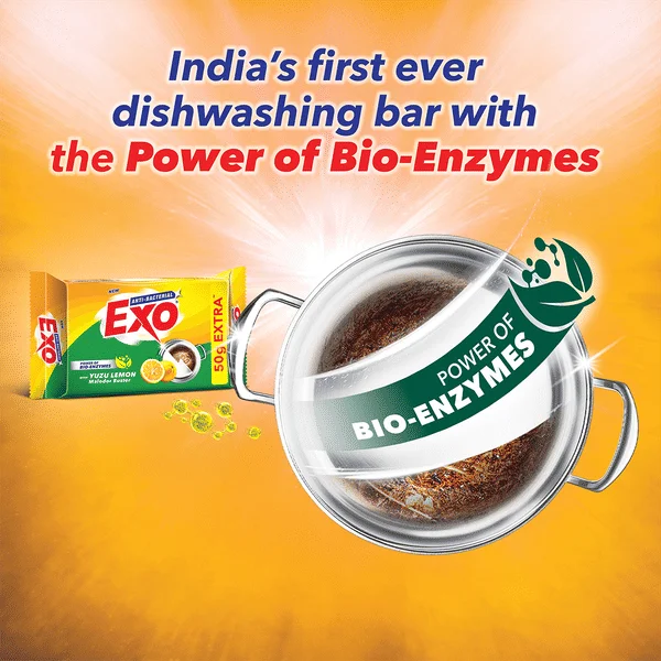 Exo Anti-Bacterial Dishwash Bar Yuzu Lemon