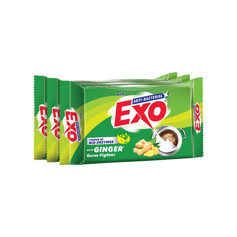 Exo Anti-Bacterial Dishwash Bar Ginger Germ-Fighter