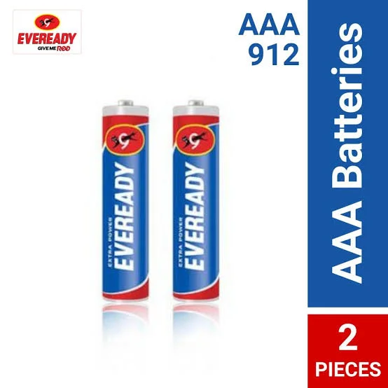 Eveready AAA 912 Batteries (Pack of 2)
