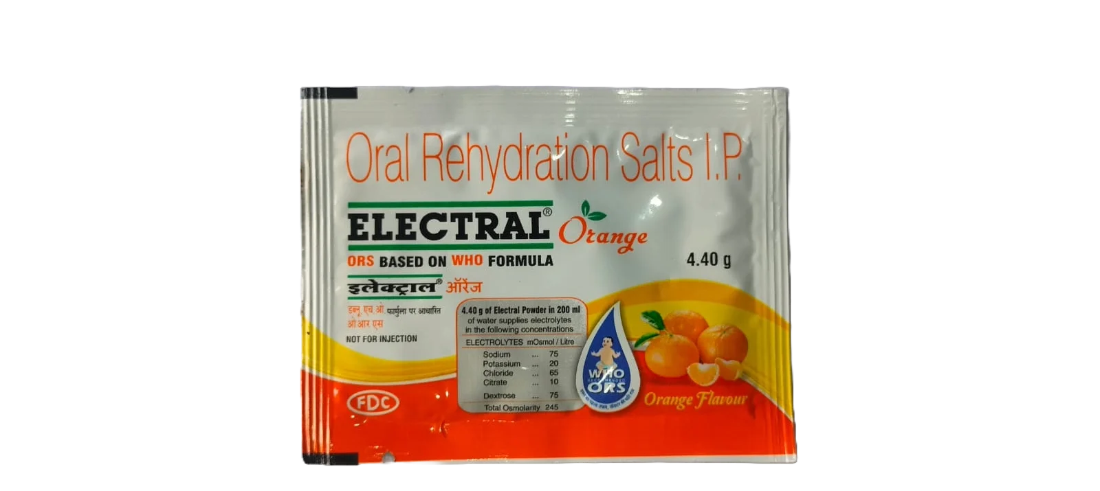 Electral Orange ORS Powder (5 Sachets x 4.40g)