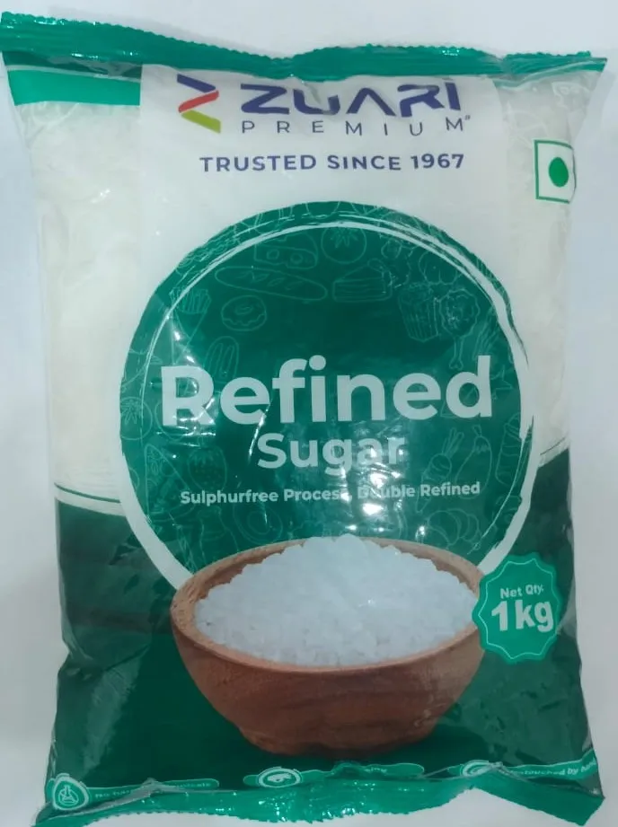 Zuari Sulphur Free Double Refined Sugar 1 Kg